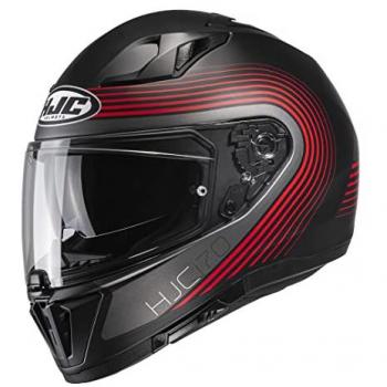 HJC i70 Surf Helm Schwarz Rot XS male