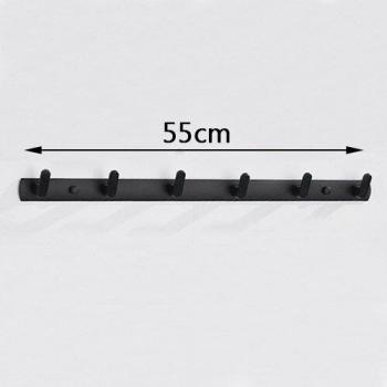 Coat Hook Rack with 6 Hooks Wall Mounted