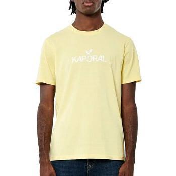 T-shirt Jaune Regular Homme KAPORAL Lerese
