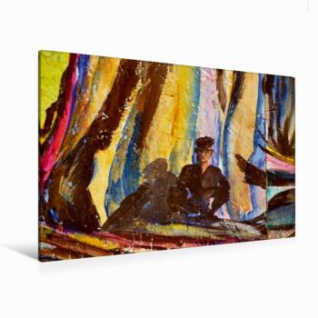 Jägerblick 120 × 80 cm – Fertigbild auf Keilrahmen