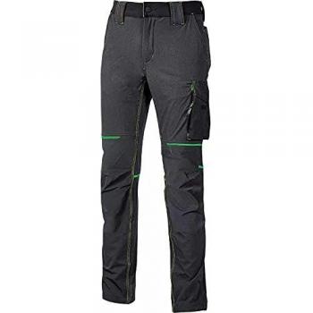 Pantalones U-Power World Gris Asfalto Verde T-M