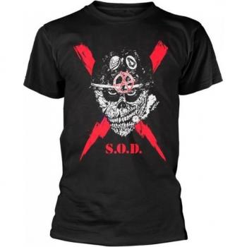 Blitzdesign T-Shirt für Erwachsene S schwarz
