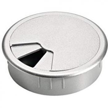Canaletta passacavi Hettich 60 mm Ingresso Ø 60 mm Cromo Opaco