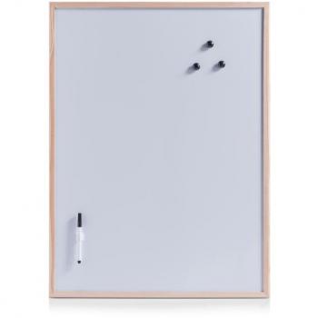 Memo Board Zeller 80x60 cm, Tableau Magnétique, Marqueur, 3 Aimants