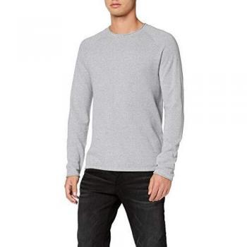 Jersey Jack & Jones Ehll Knit Melange Gris Claro para Hombre