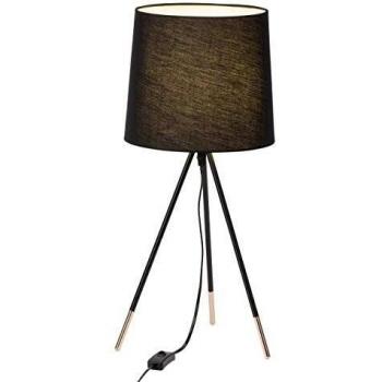 MICCADO Metallsessel-Lampe – 54,5 × 28 cm – Noir/Cuivre