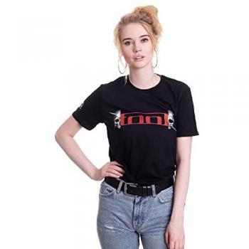 T-Shirt Tool Uomo Nero con Grafica Teschio e Spikes S a XXL