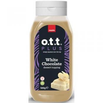 Macphie O.T.T Plus: Velvety White Chocolate Topping 500g