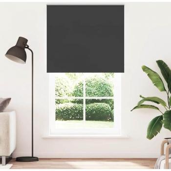Manto Negro Opaco TORANA – Estor enrollable 125x210 cm con tela de 122 cm ancho
