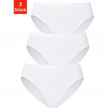 Mey Jazz‑Pants Slips Best Of – Packung à 3 Stück, unifarben, bedruckt, körpernah, ohne Seitennähte