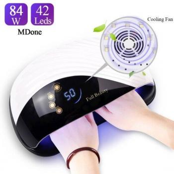 Lampe de Vernis Gel UV LED 90W Double LED, capteur solaire – Pack TRFB 5X