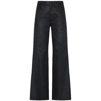 Stylish Wide Jeans in Black for Women