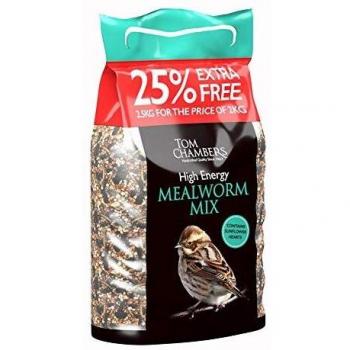 Tom Chambers High Energy Mealworm Mix, 2.5kg