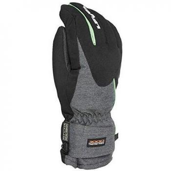Level Alpine Outdoor-Handschuhe für Männer, L, schwarz-grau