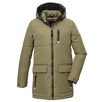 KILLTEC Kinder Steppmantel KOW 135 BYS QLTD PRK wasserabweisend unisex Braun 164