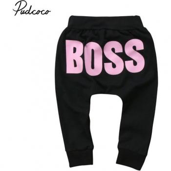 Pudcoco Spring Summer Harem Pants 1-5T