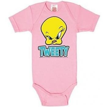 Body mit Tweety-Aufdruck – 74/80, Rosa, 100 % Baumwolle, Casual
