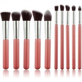 Pincel de Maquillaje Compacto 3cm – 10 Unidades
