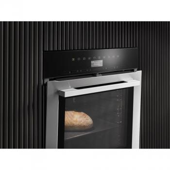 Miele ContourLine H7364BP CleanSteel Built-In Electric Single Oven, A+ Rated