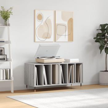 VidaXL Cabinet for Records in Gray, Sonoma Design, 100x38x48 cm, Engineered Wood