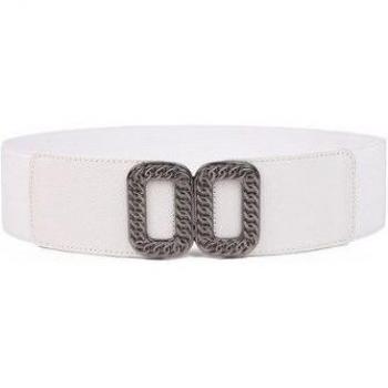 Alloy Chain Cummerbund for Women – Stretch Wide Waist