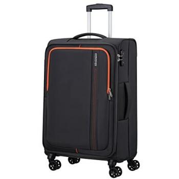 Mala de Viagem Cinza Carvão 68cm com Rodas