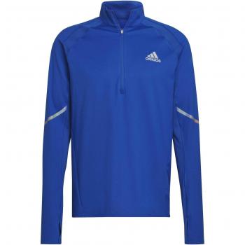 Adidas Herren Everydayrun 1/2 Zip Oberteil Blau XL