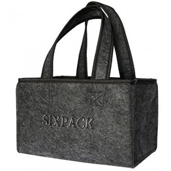 6er Flaschenhalter Filz Männerhandtasche