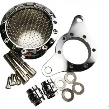 Chrome Velocity Stack Air Cleaner for 2004-UP Harley Sportster