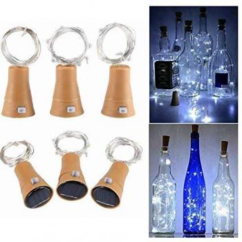 Garden Pathway Copper Cork LED Strands – 6 Piece Kit
