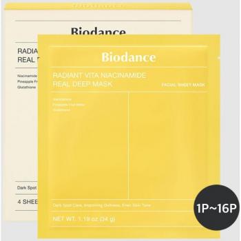 Real Deep Mask Radiant Vita Niacinamide Biodance – 1 PCS