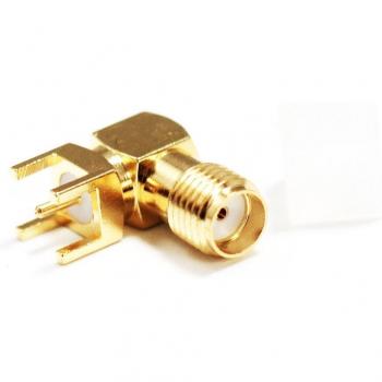 Adaptador SMA hembra para montaje PCB