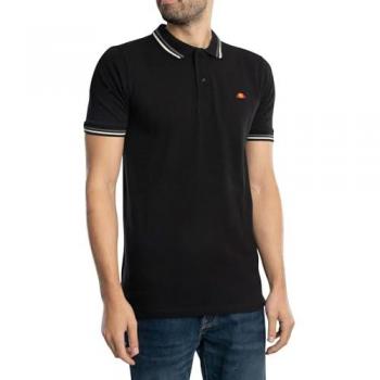 Polo A Maniche Corte Ellesse Rooks XL Black / Grey / Off White