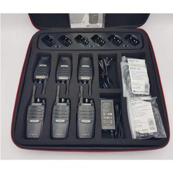 Ensemble de 6 Talkies Walkies Midland BR02 avec chargeur