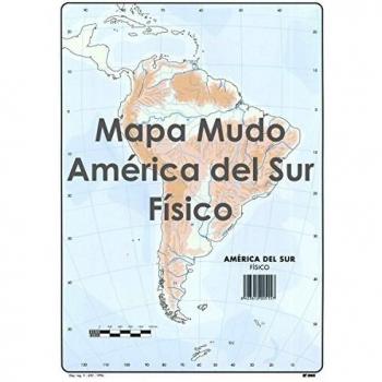 MAPA FISICO A4 AMERICA DEL SUR