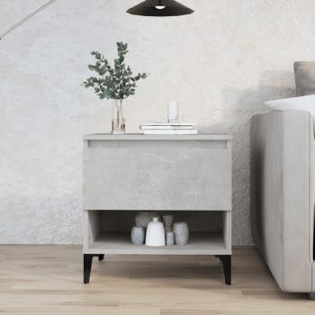 Concrete Grey Side Table 50x46x50 cm Engineered Wood vidaXL