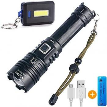Taktische Handlampe XHP99 – 16000 Lumen, 3‑Dimmer, IPX67