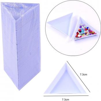 Plateau diamanté coloré – Ensemble 10 strass pour DIY