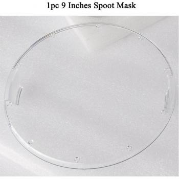 VISORAK 9 Inch 378W Amber Spot Flood PC Mask Protect Cover