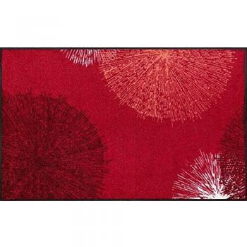 Rot-Acryl Waschtrocken-Matte – 75 × 120 cm