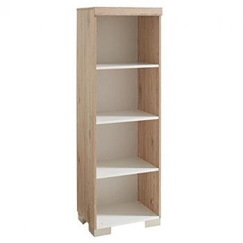 Transland HILJA Bücherregal Boredau-Eiche-NB/Kreide weiß