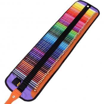 72 Pcs Colored Pencils with Sharpener and Travel Case