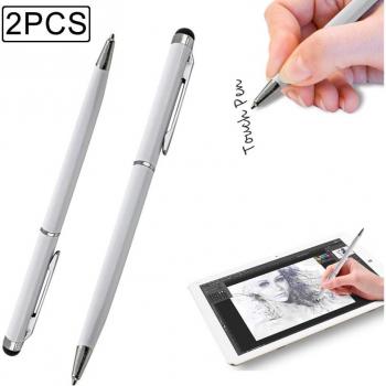2-in-1 Touch Pen for iPhone X and Samsung S9 (2 Pack)