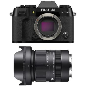 Fujifilm X-T50 Noir + Zoom Sigma 18-50