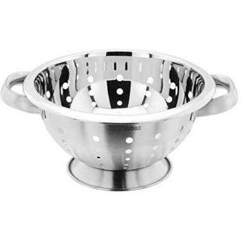 Satin Stainless Steel Colander with Side Handle 20cm