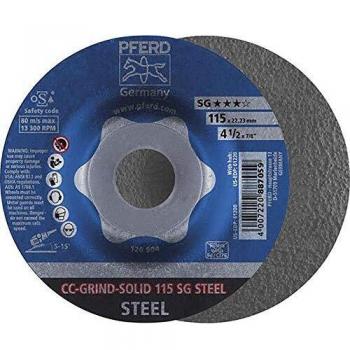 Meule pour métaux CC-Grind-Solid, 125mm, Pferd