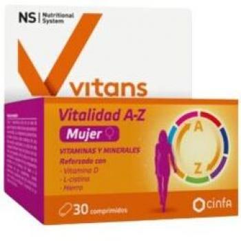 Vitalité A-Z Femme 30 Composants – Nutritional System