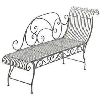 CLP Gartenbank Eisenbank Karma, Sonnenliege, nostalgische Metallbank