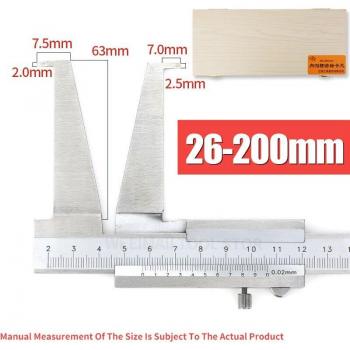 Langer Klaue Innenmessschieber 10-160mm Edelstahl für präzise Innendurchmesser
