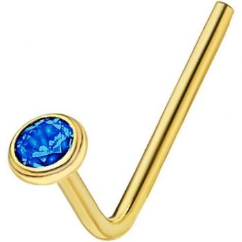 Piercing Time Road LG00172 Oro 9K para Mujer con Acabado Brillo